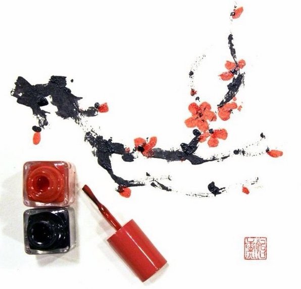 Ilyen, amikor nem sminkelésre használják a sminkcuccokat