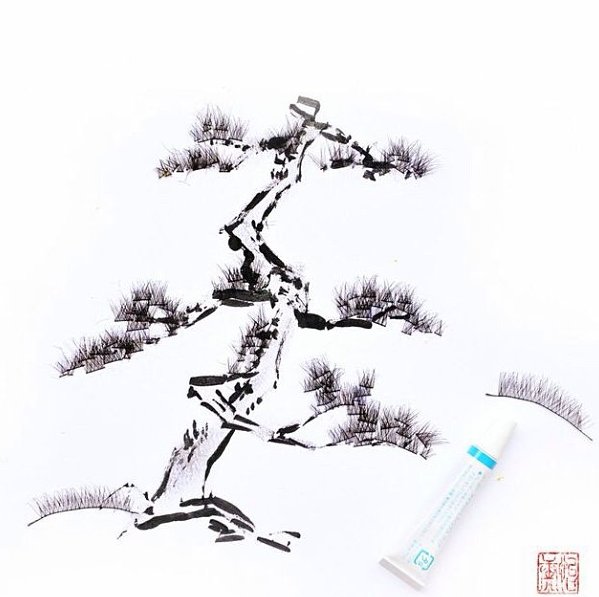 Ilyen, amikor nem sminkelésre használják a sminkcuccokat