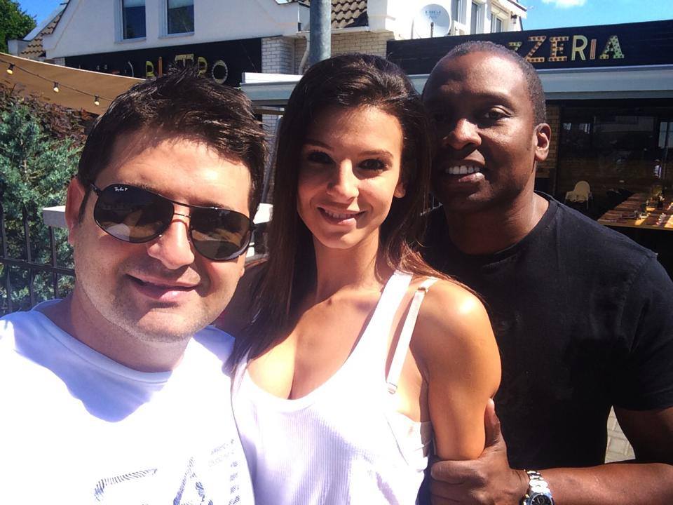 Hajdú Péter, Sarka Kata és Haddaway / fotó: Hajdú Péter Facebook oldal Hajdú Péter, Sarka Kata és Haddaway / fotó: Hajdú Péter Facebook oldal