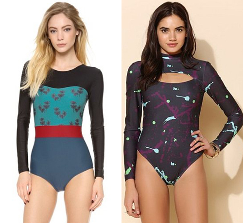 Divatba jött a hosszú ujjú fürdőruha
