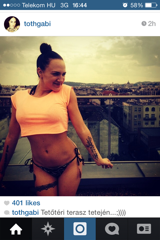 Fotó: Tóth Gabi Instagram oldala