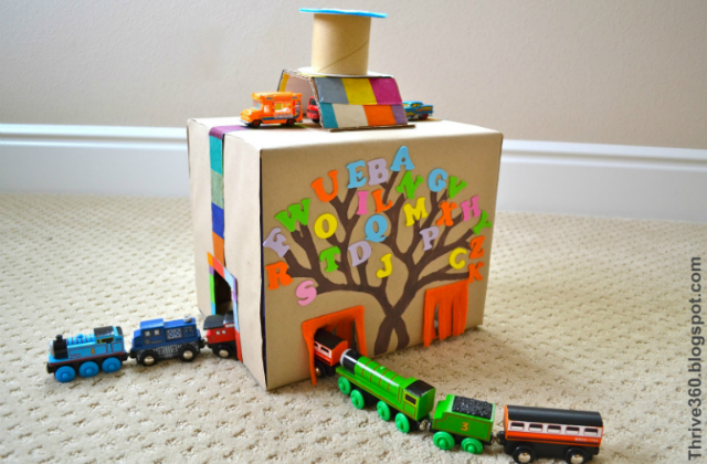 6 zseniális játék kartondobozból