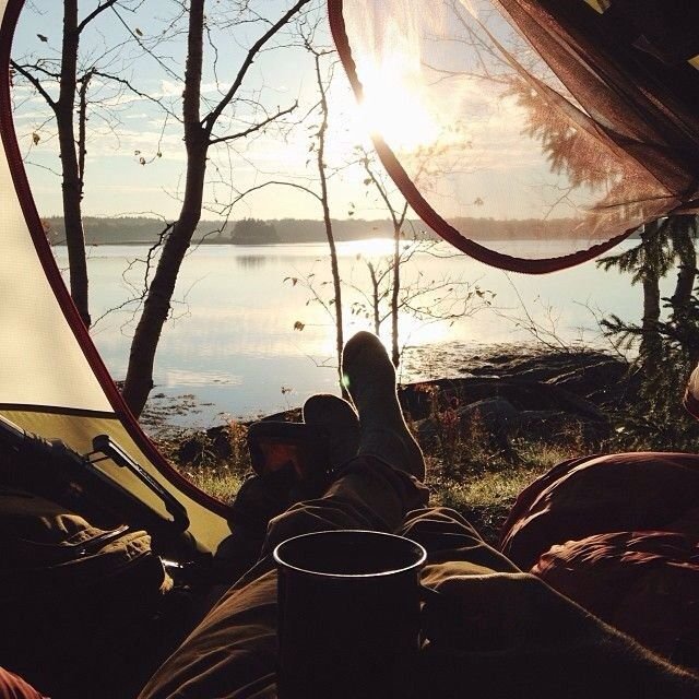 Hajnal a kempingben - szuper fotóprojekt