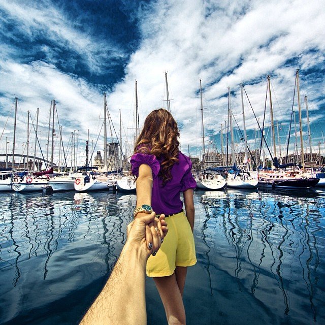 A férfi, aki követte a szerelmét a világ körül - szuper fotósorozat