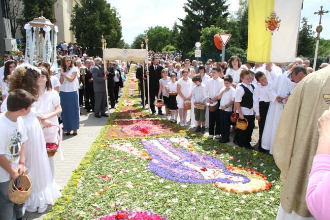 Virágszőnyeg Csömörön