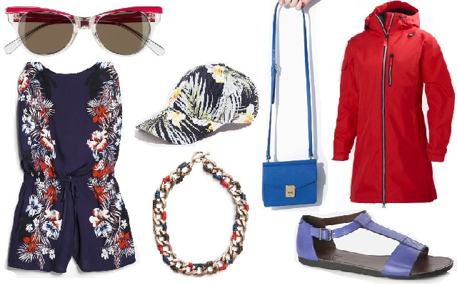 Overál, nyaklánc: Mango, esőkabát: Helly Hansen, cipő: Vagabond, táska, sapka: Zara, napszemüveg: H&M Overál, nyaklánc: Mango, esőkabát: Helly Hansen, cipő: Vagabond, táska, sapka: Zara, napszemüveg: H&M