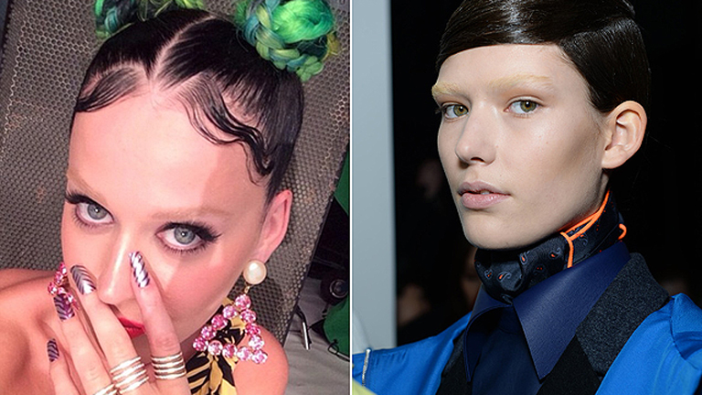 Kety perry és Alexander Wang egyik modellje