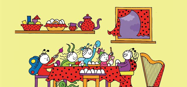 Napi mese: Bogyó és Babóca társasjátéka - A hímestojások