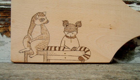 Bájos vágódeszkák konyhatündéreknek 