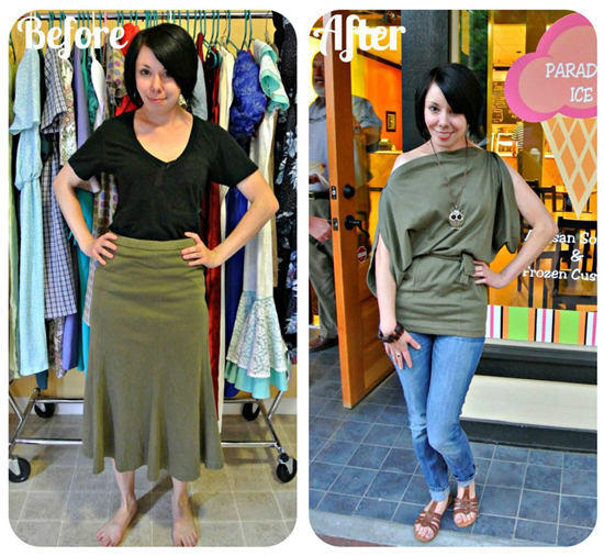 Turkálós ruhákból készít trendi holmikat egy nő - galéria