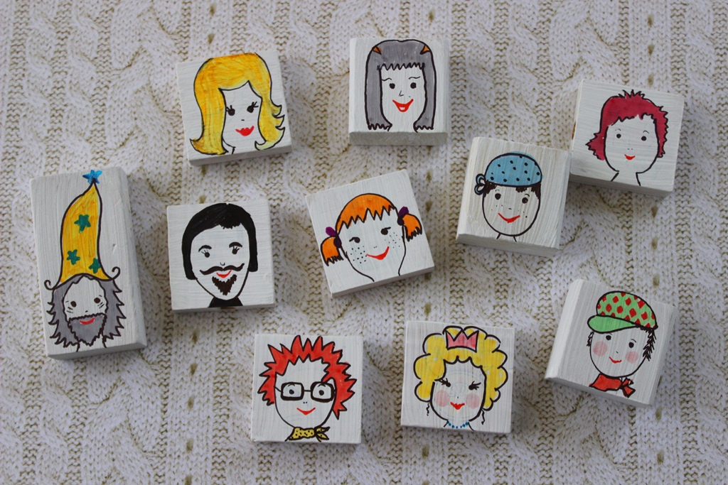 Készítsünk vicces figurákat régi építőkockákból!