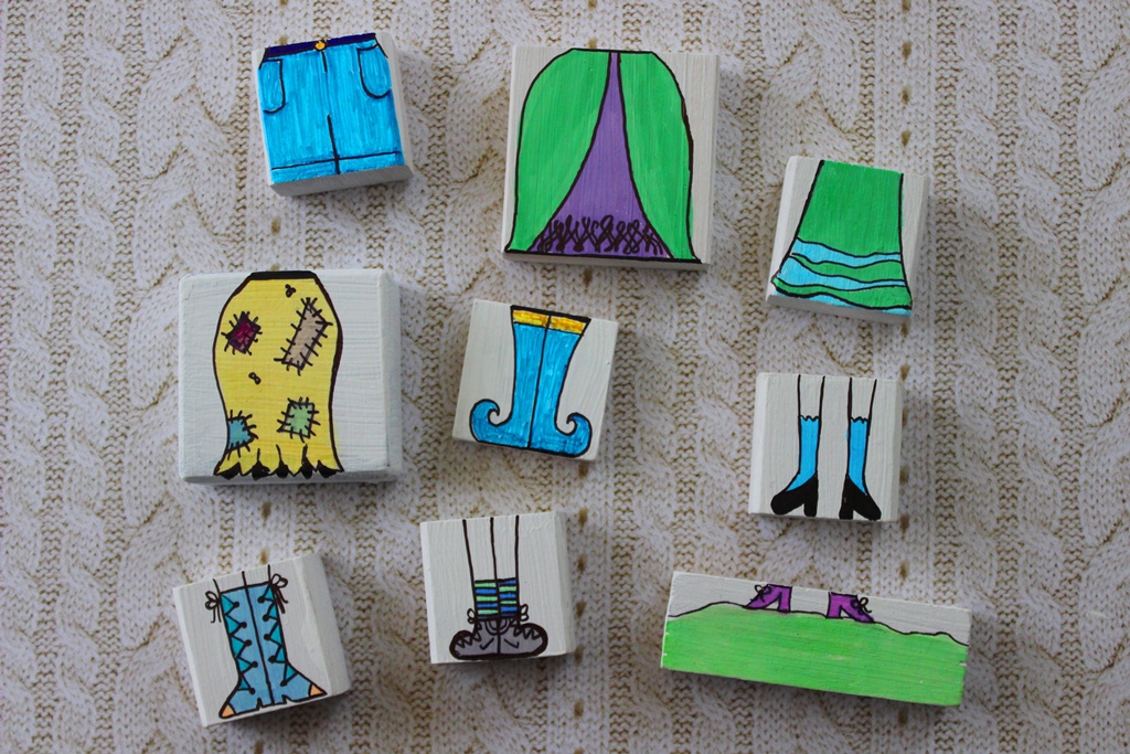 Készítsünk vicces figurákat régi építőkockákból!