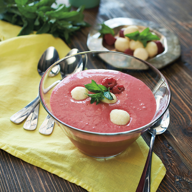 Mit főzzek ma vacsira? Málnakrémlevest!