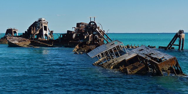 Amikor az ember beavatkozik a természetbe - hajóroncsok