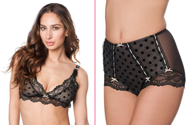 Szoptatós anyáknak tervezett szexi fehérneműt a glamúrmodell