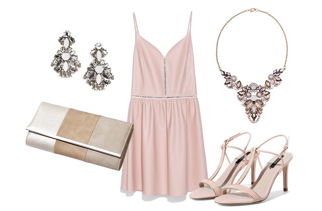 Ruha, cipő: Zara, nyaklánc, táska: Bijou Brigitte, fülbevaló: Mango