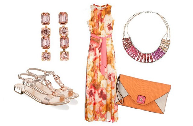 Ruha: Mango, táska: Guess, nyaklánc: Promod, fülbevaló: H&M, cipő: Humanic