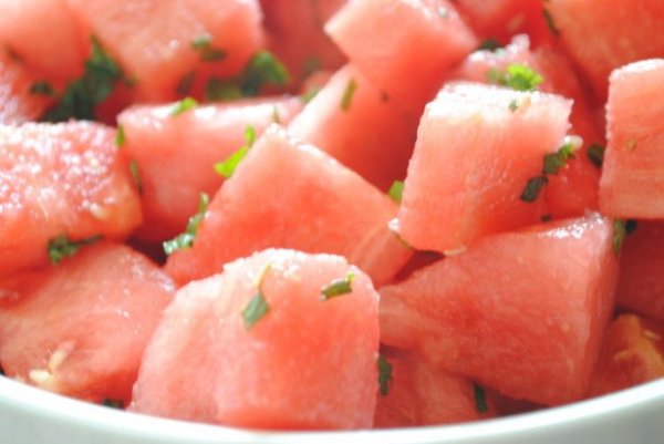 3. Dinnye + balzsamecet