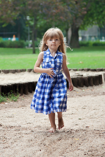 Bluezoo kék kockás ruha – Háda