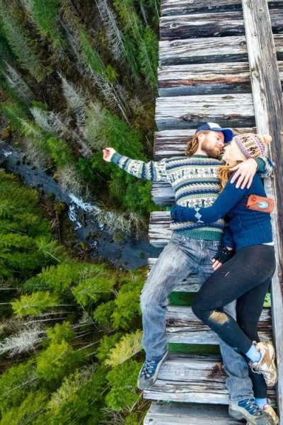 Őrült fotók a hídon Őrült fotók a hídon