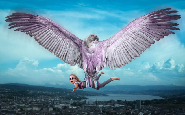 Varázslatos képeket készített lányairól a Photoshop-őrült apa