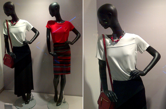 Testek az üveg mögött - nagy kirakati baba körkép Testek az üveg mögött - nagy kirakati baba körkép