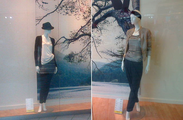 Testek az üveg mögött - nagy kirakati baba körkép Testek az üveg mögött - nagy kirakati baba körkép