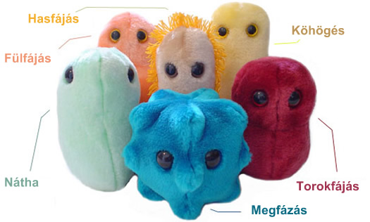 Óriásbaktériumok plüssből Óriásbaktériumok plüssből