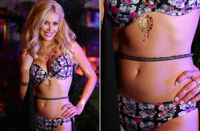 Kennedy Summers Playboy-modellnek például ideális köldöke van