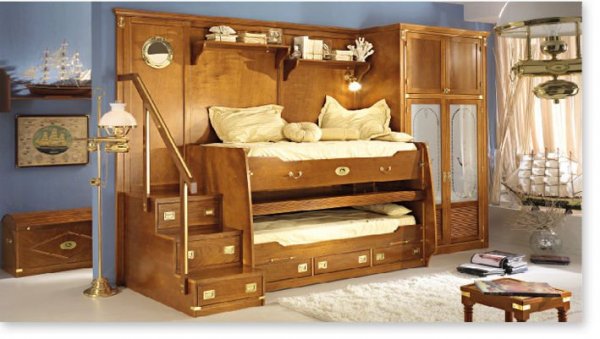 Gyönyörű gyerekszobák helytakarékosan