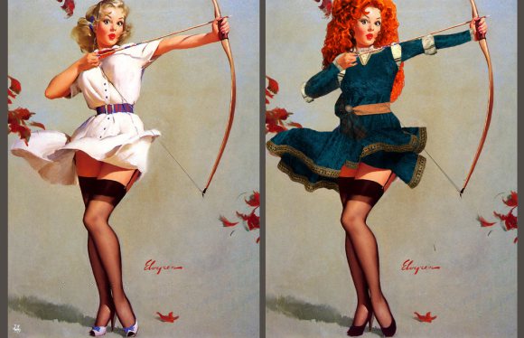 Pin-up girl lett a Disney-hősnőkből - galéria