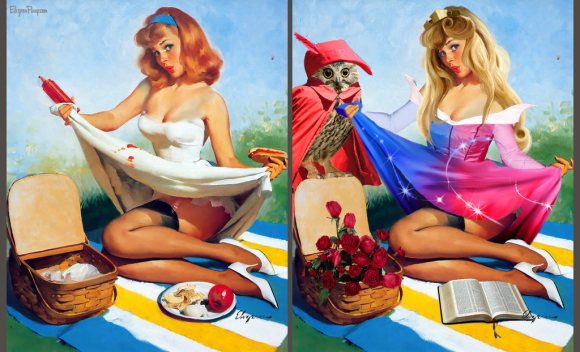Pin-up girl lett a Disney-hősnőkből - galéria