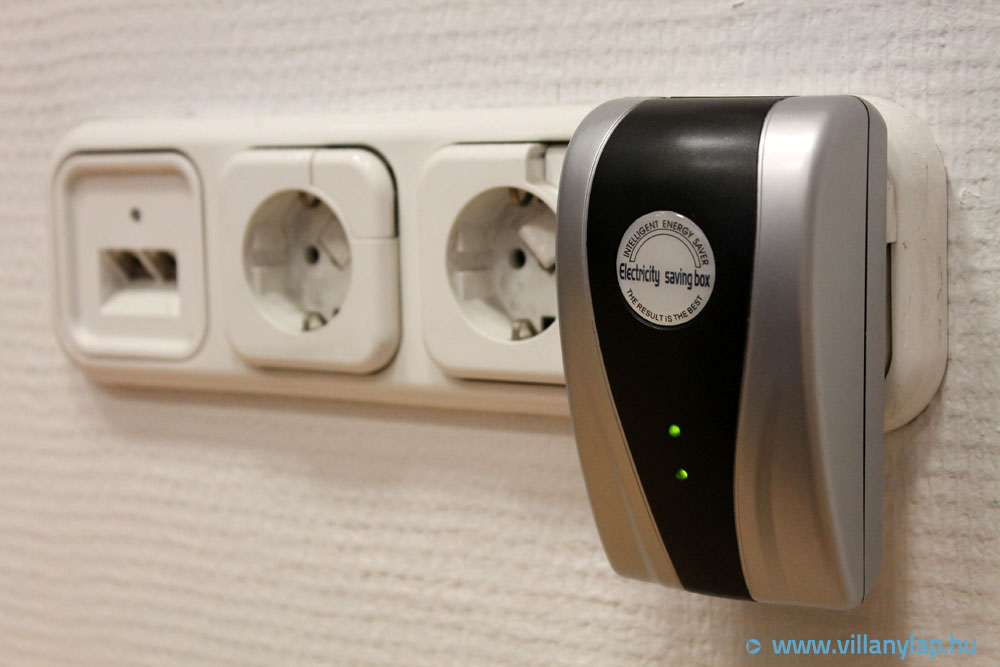 A dobozban az ígéret szerint komoly árammegtakarítás zajlik