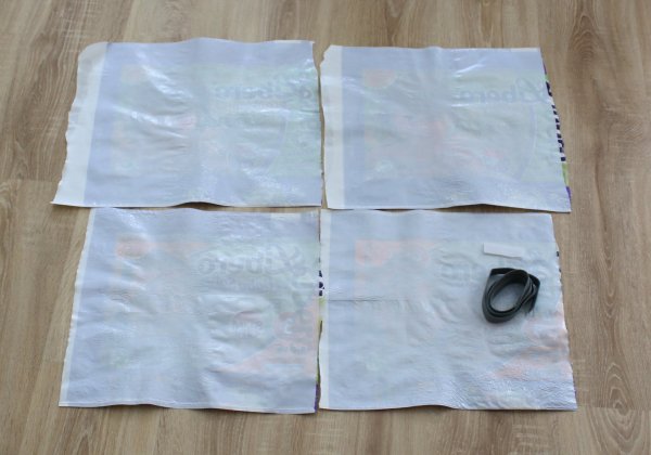 Csináld magad: válltáska újrahasznosított zacskókból