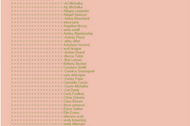 A hírességek egy része, akik a hacker támadás áldozatául estek A hírességek egy része, akik a hacker támadás áldozatául estek