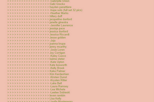 A hírességek egy része, akik a hacker támadás áldozatául estek A hírességek egy része, akik a hacker támadás áldozatául estek
