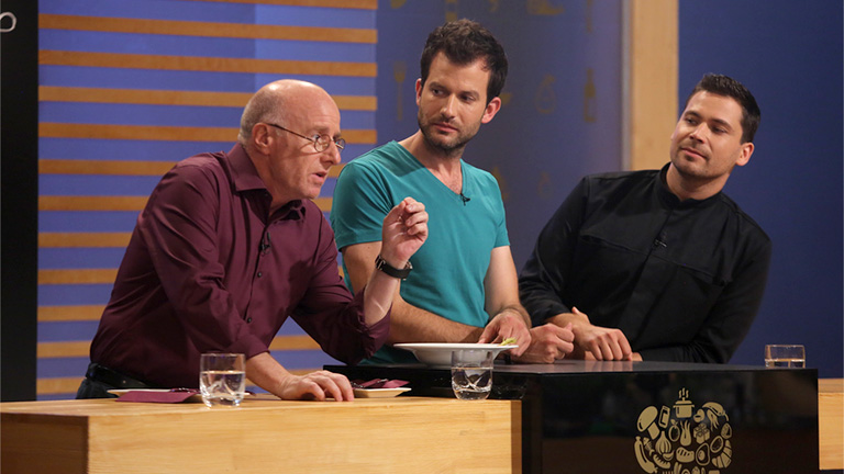 A zsűri: Vajda Pierre, Fördős Zé, Bernáth József