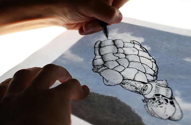 Felhőkre rajzol egy művész - galéria