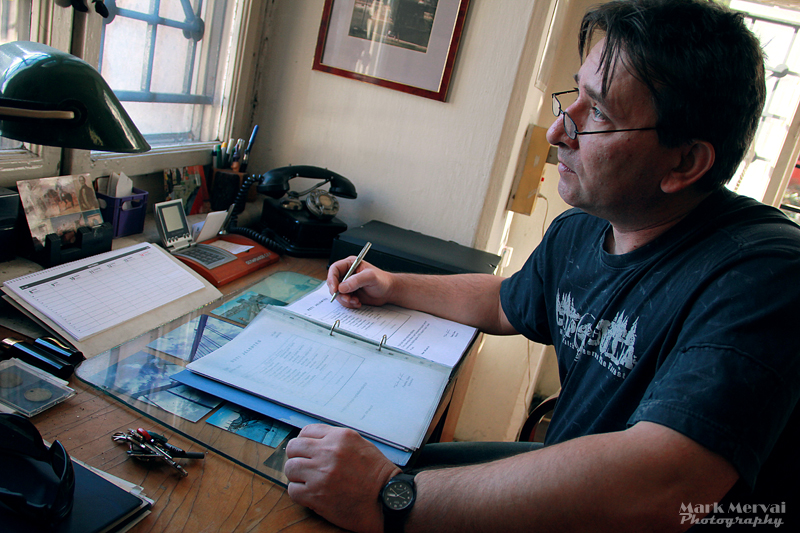 Fazekas János az Alagút gondnoka (Fotó: Mervai Márk)