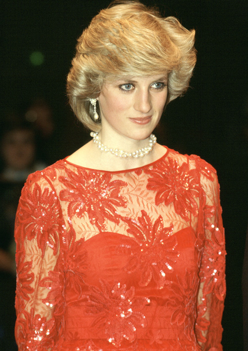 Diana hercegnő norvégiai látogatásán