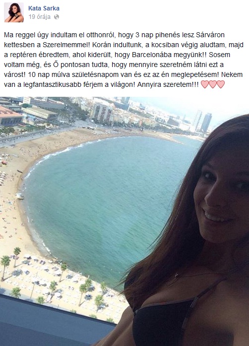 Keményen beszóltak Sarka Katának
