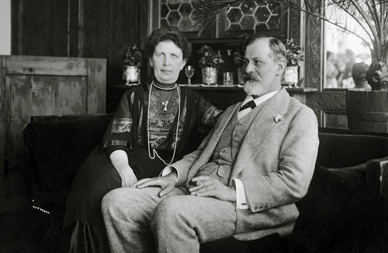Sigmund Freud és felesége Martha