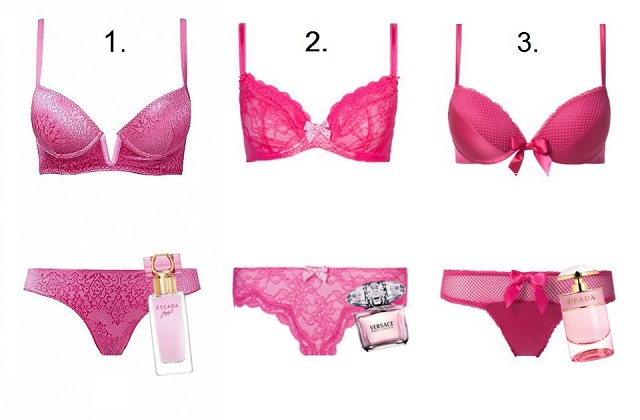 1.	Tezenis - Escada Joyful,  2.	Marks & Spencer - Versace ’Bright Crystal’, 3.	Intimissimi - Prada ’Candy Florale’