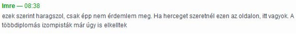 Pillanatok egy párkereső életéből