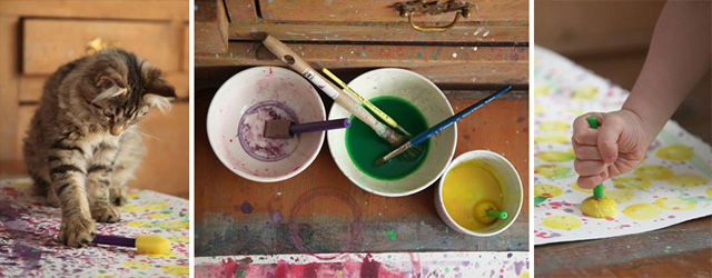 Felnőtteket megszégyenítő módon fest egy 5 éves kislány