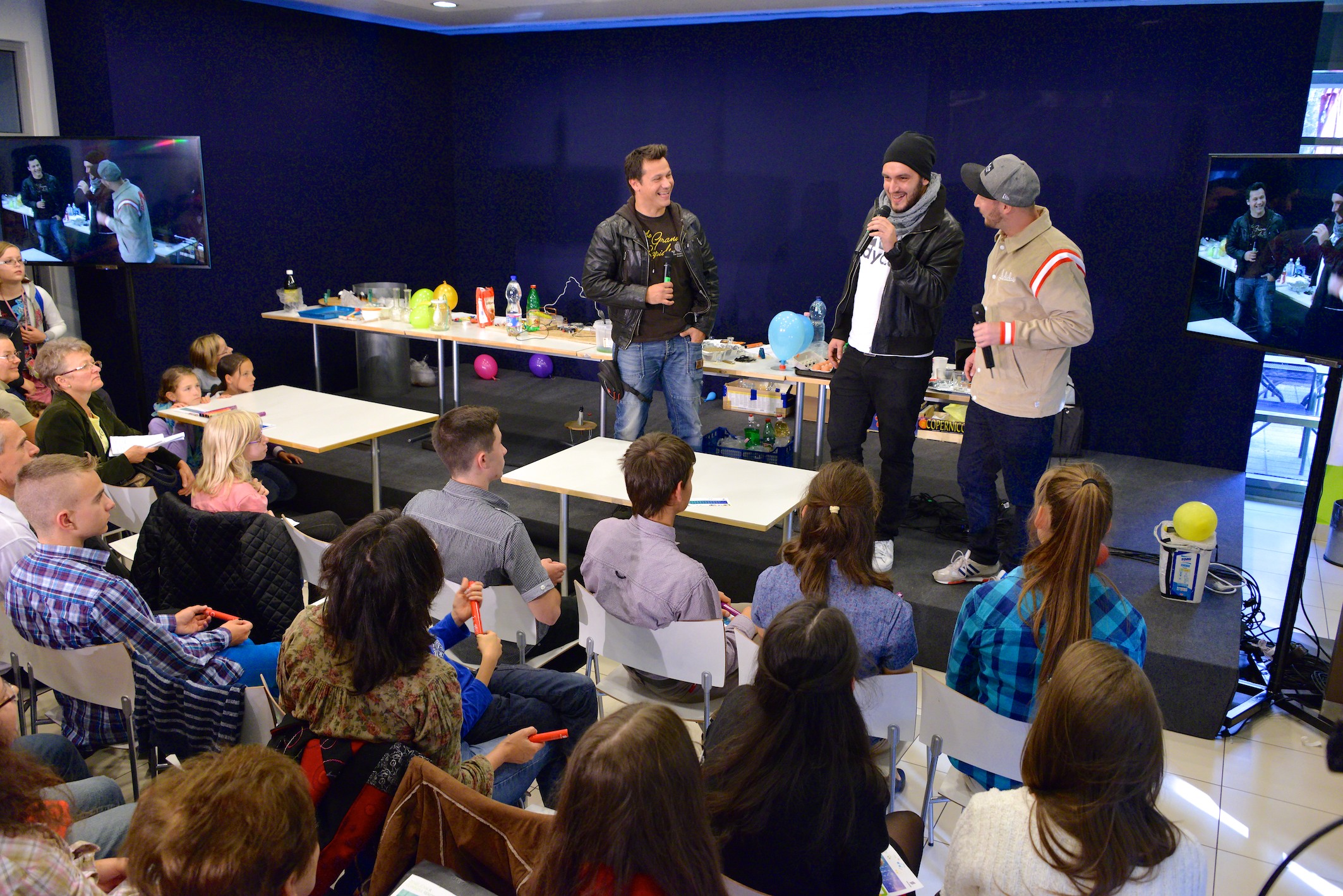 Kovács Áron és a Punnany Massif két tagja