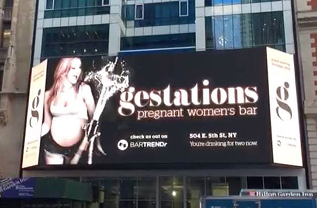 Várandós nőknek nyitottak bárt