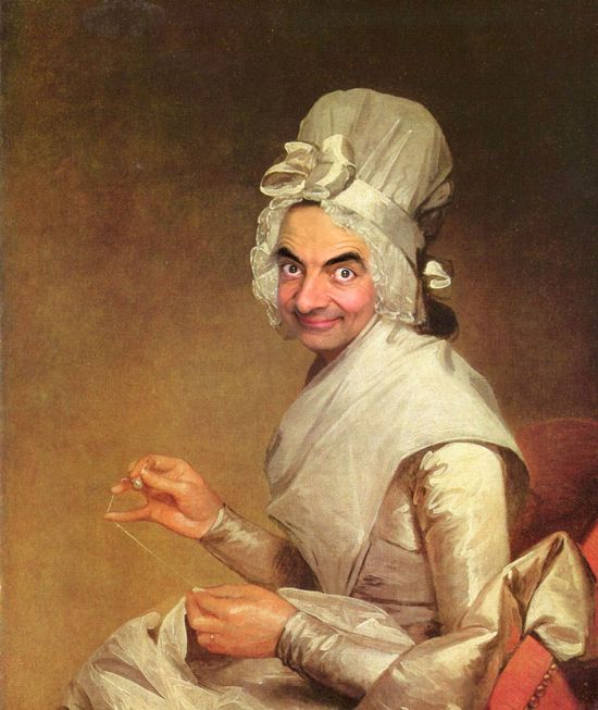 Mr. Bean kifigurázta a legendás festményeket Mr. Bean kifigurázta a legendás festményeket
