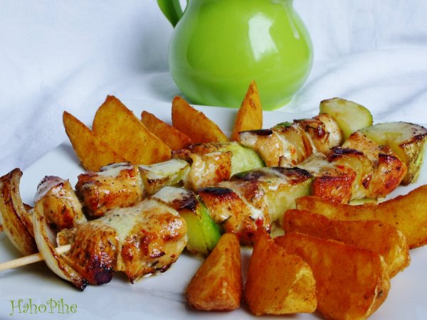 Mit főzzek ma ebédre? Tejszínes csirkenyársat!