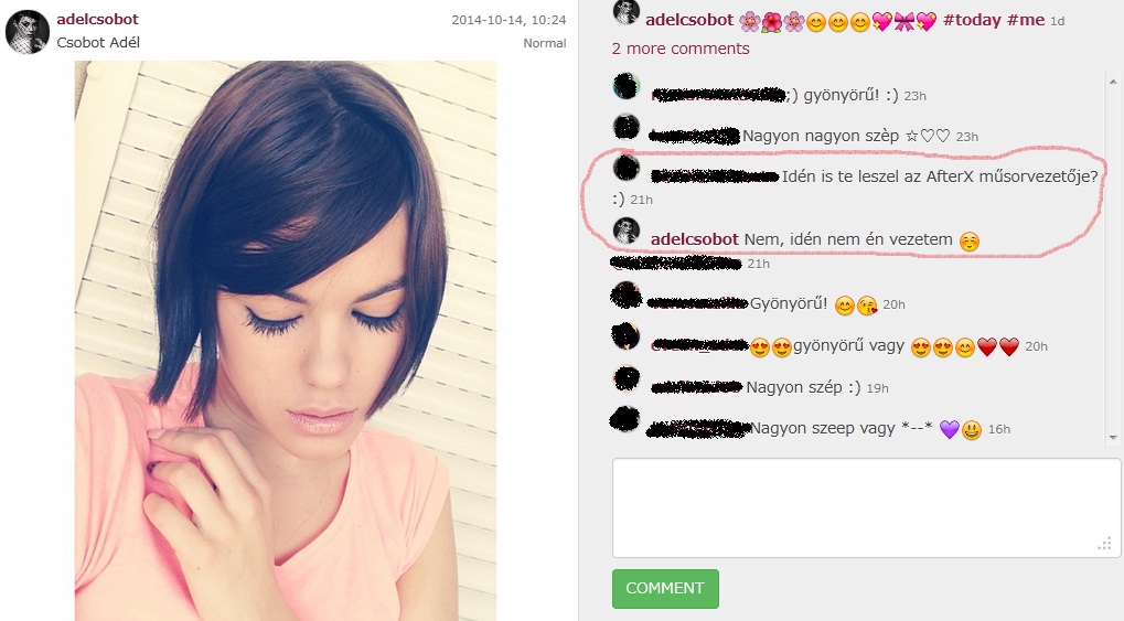 Fotó: Csobot Adél Instagram